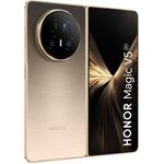 HONOR Magic V5 5G (MBH-N49) AI Handy, Sim Free, 512GB Speicher 16GB RAM, Dual SIM, Android 15, Klappbildschirm Smartphone - Dawn Gold (5109BUHJ)