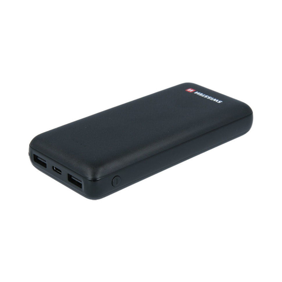 Swissten Black Core Powerbank 20000 mAh Schwarz