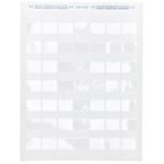 Brady, LAT-18-361-1, selbstlaminierender Polyester, Weiß/Transparent, 25,4 x 13,7(33,78)mm, permanent, US-Letter, Kabeldurchmesser 4,3 -6,5mm (1000 E.) (024570)