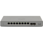 Cisco Meraki Go GS110-8 - Switch - managed - 8 x 10/100/1000 + 2 x SFP (mini-GBIC) (Uplink) - Desktop, wandmontierbar