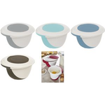 keeeper Rührschüssel-Set "camilla", weiß / nordic-blue bestehend aus: 1 Schüssel 3,5 Liter, 1 Schüssel 1,5 Liter, - 1 Stück (3003068000000)