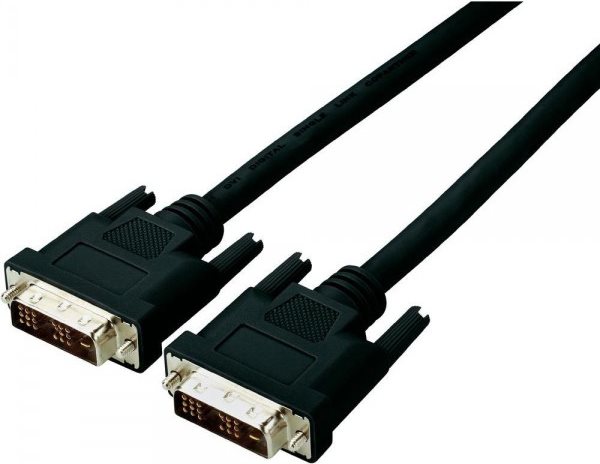 DVI Anschlusskabel [1x DVI-Stecker 18+1pol. 1x DVI-Stecker 18+1pol.] 5 m Schwarz