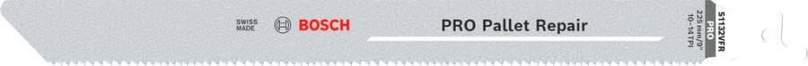Bosch Säbelsägeblatt S1132VFR 1,1x25x225mm 5St PRO Pallet repair - für Paletten+Co. (2608659006)