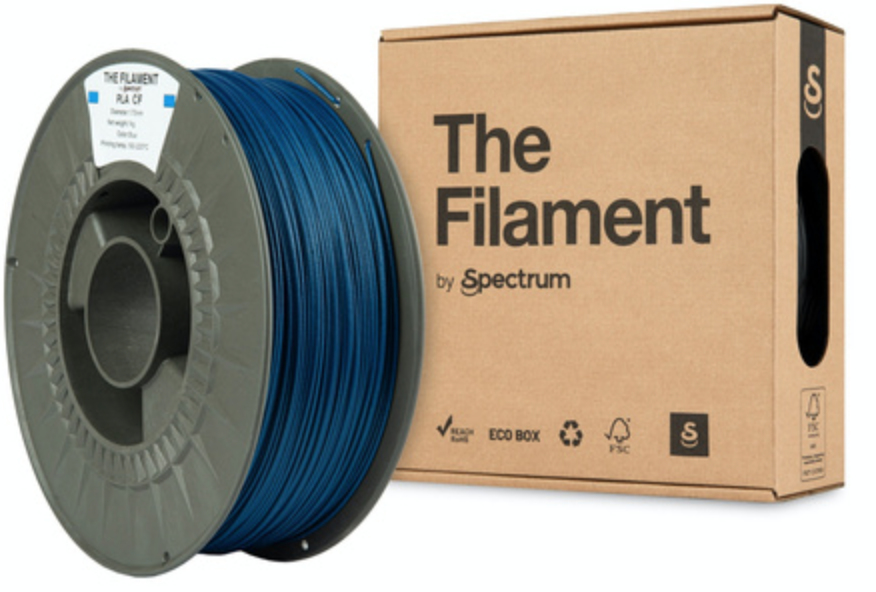 Spectrum The Filament PLA CF 1.75mm 1kg Blau