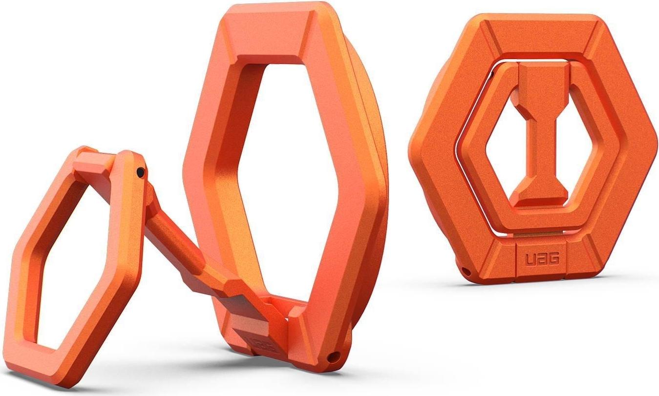 UAG Urban Armor Gear Magnetic Ring Stand | Halterung/Haltering mit Standfunktion | für MagSafe und UAG Cases mit eingebautem Magnet | burnt orange | 964443119797 (964443119797)