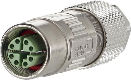 METZ CONNECT MMF881A315. Stecker: M12, Produktfarbe: Silber, Kabelstandard: Cat6a (MMF881A315)