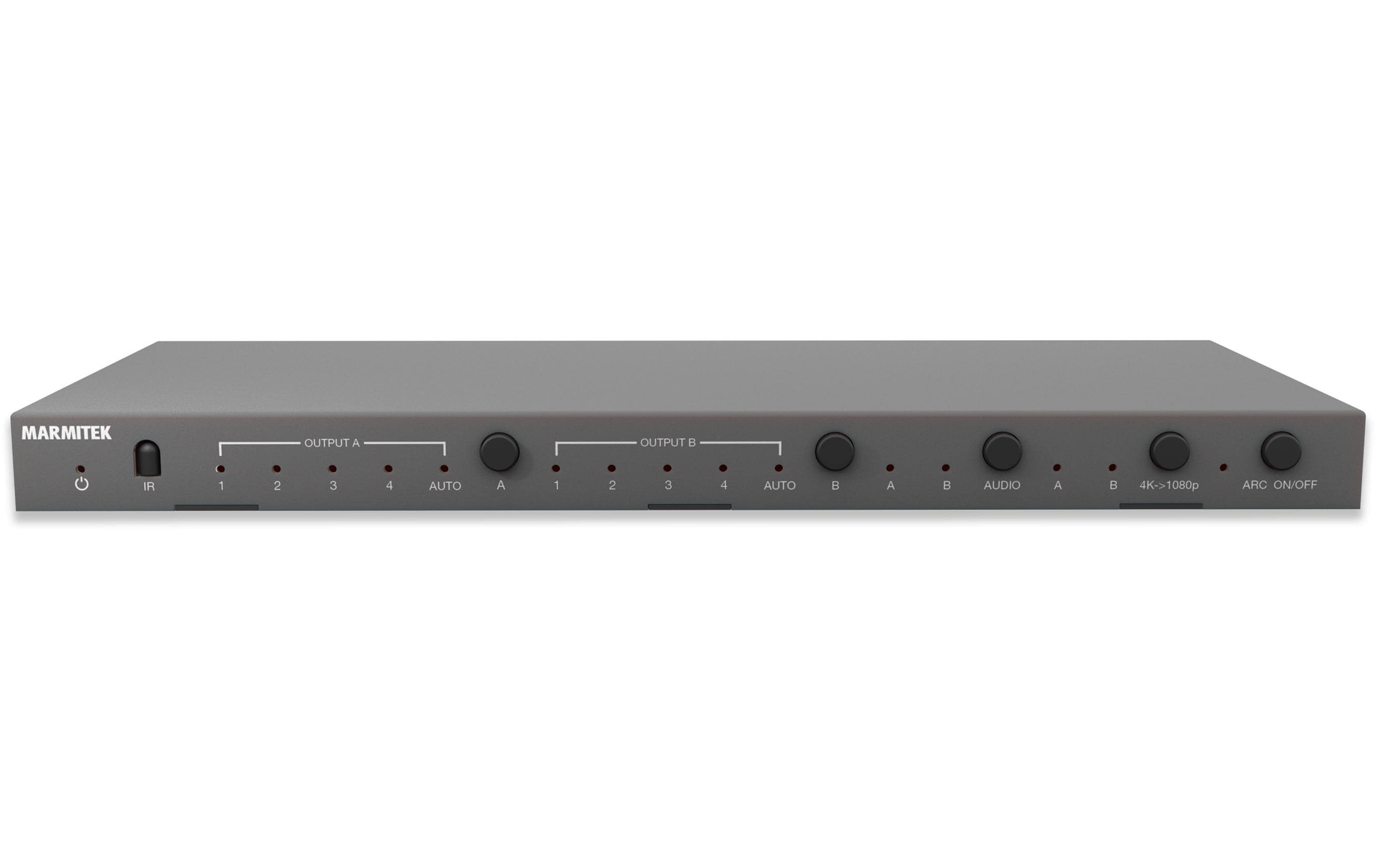 Marmitek Connect 642 Pro AV-Matrix-Umschalter 4K@60Hz 4x HDMI Eingang 2x HDMI Ausgang Schwarz
