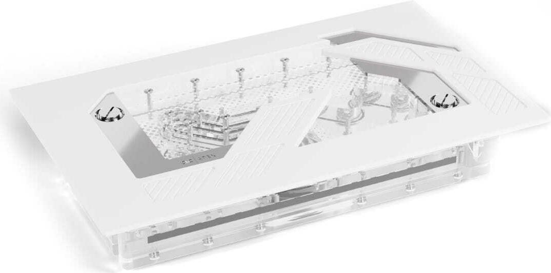 Alphacool Apex Distroplate Dark Base Pro 901 White mit A (14658)