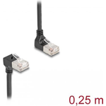 Delock Patch-Kabel RJ-45 (M) nach oben angewinkelt zu RJ-45 (M) nach unten abgewinkelt (80291)
