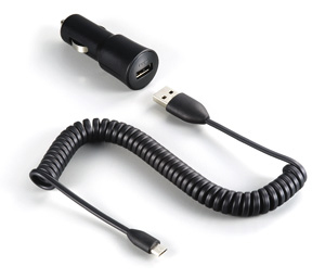 HTC CC C200 KFZ Ladekabel micro USB Schwarz