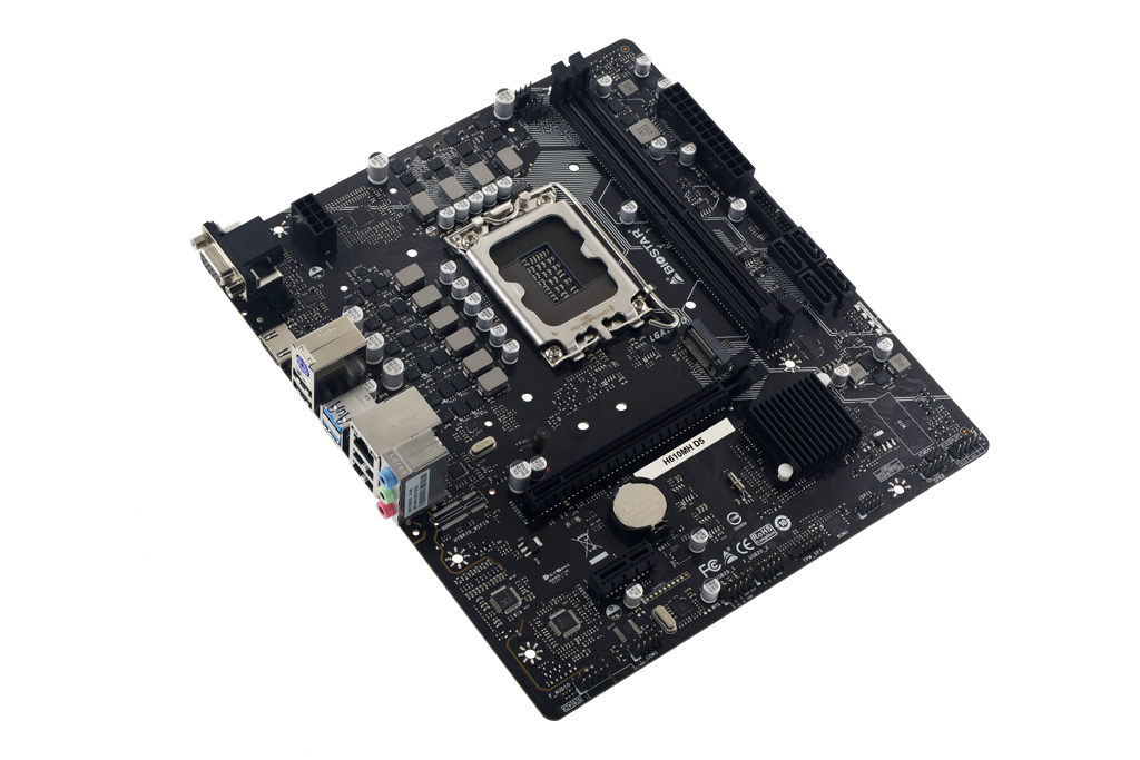 Biostar H610MH D5 LGA 1700 Intel H610 micro ATX DDR5 Schwarz