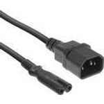 ACT Powercord C14 - C7 black 0.2 m (AK5248)