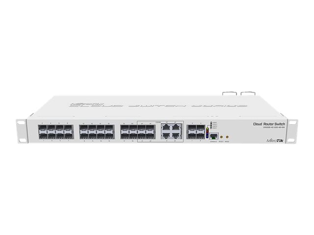 MikroTik Cloud Router Switch CRS328-4C-20S-4S+RM - L3 Managed Switch - 28 Ports - Weiß