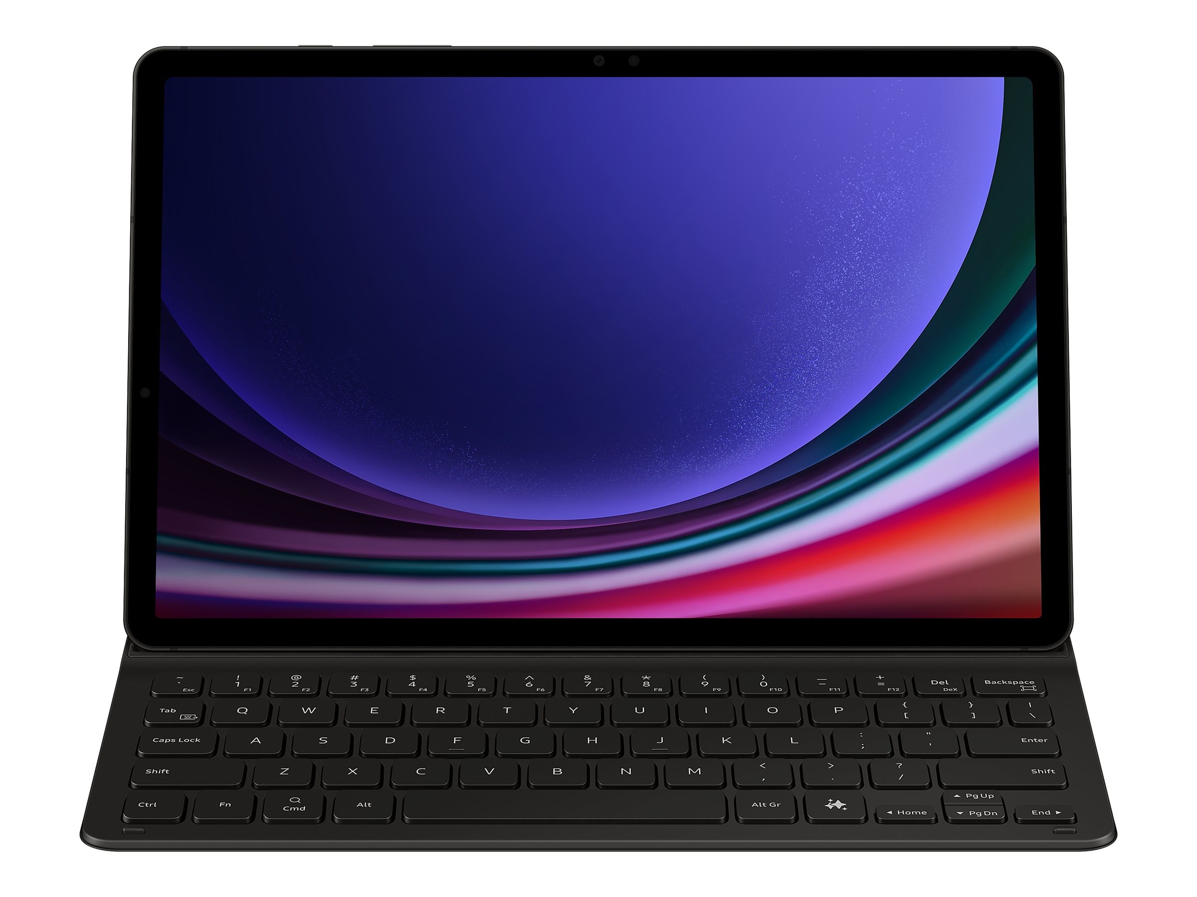 Samsung Book Cover Keyboard Slim EF-DX720 QWERTZ Schwarz