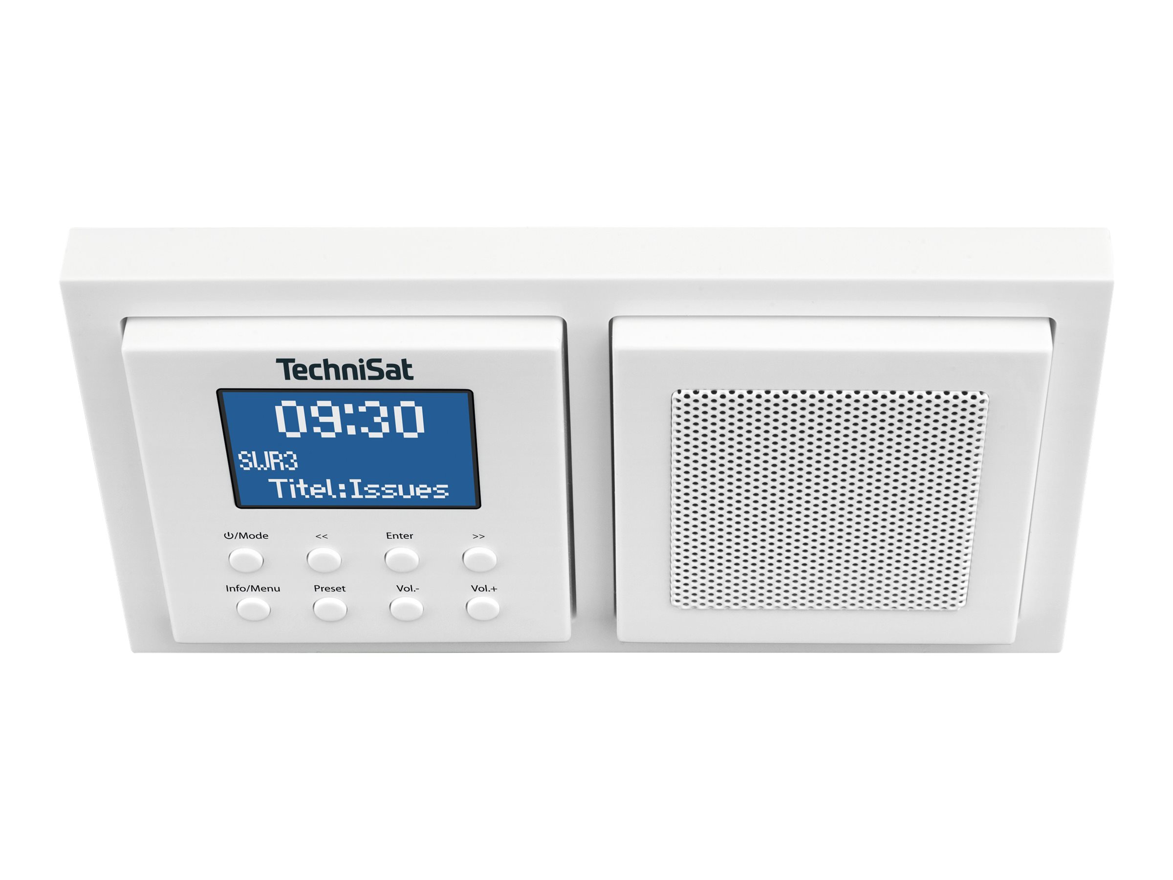 TechniSat DigitRadio UP 1 DAB+ UKW Bluetooth Weiß