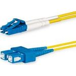 Lanview LVO231495. Kabellänge: 10 m, Lichtleitertyp: OS2, Anschluss 1: 2x LC, Anschluss 2: 2x SC, Lochdurchmesser: 9 µm, Vollduplex (LVO231495)