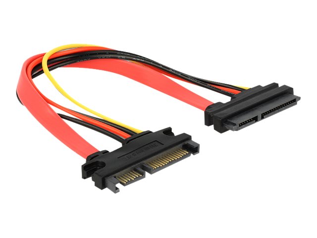 Delock SATA-Verlängerungskabel 20 cm Rot