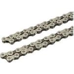 FISCHER Fahrradkette E-Bike, 1/2" x 3/32" (12,7 x 2,4 mm) Shimano- und SRAM/Suntour kompatibel, extrem reißfest, - 1 Stück (85247)