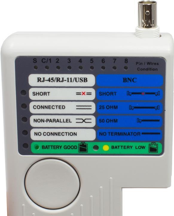 Alcasa GC-N0097 Netzwerkkabel-Tester UTP/STP cable tester Grau (GC-N0097)