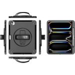 eSTUFF iPad Pro 13 2025/2024 OHIO Defender Case with hand strap (ES68104004-BULK)