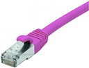 Patchkabel CAT. 6, F/UTP, PoE, halogenfrei, rosa, 25,0 m Geschirmtes Patchkabel mit Rastnasenschutz (854440)