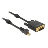 DeLOCK Cable mini Displayport 1,2 male with screw > DVI male 4K Active (83725)