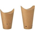 PAPSTAR Pommes-Frites-Schütte, braun, klein aus ungebleichtem Frischfaserkarton mit Bio-Beschichtung, - 1 Stück (89264)