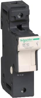 Schneider Electric Sicherungshalter 1-polig DF141 Für Sicherungsgröße 14x51 mm, Polzahl 1 (DF141)