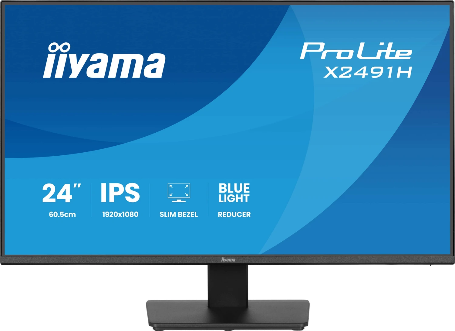 IIYAMA 60,5cm (23,8") X2491H-B1 16:9 HDMI+DP IPS (X2491H-B1)