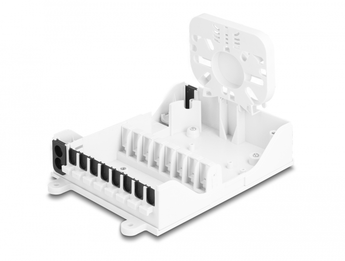 Delock 87949 Glasfaser-Verteilerbox FTTH 8 Port Weiß