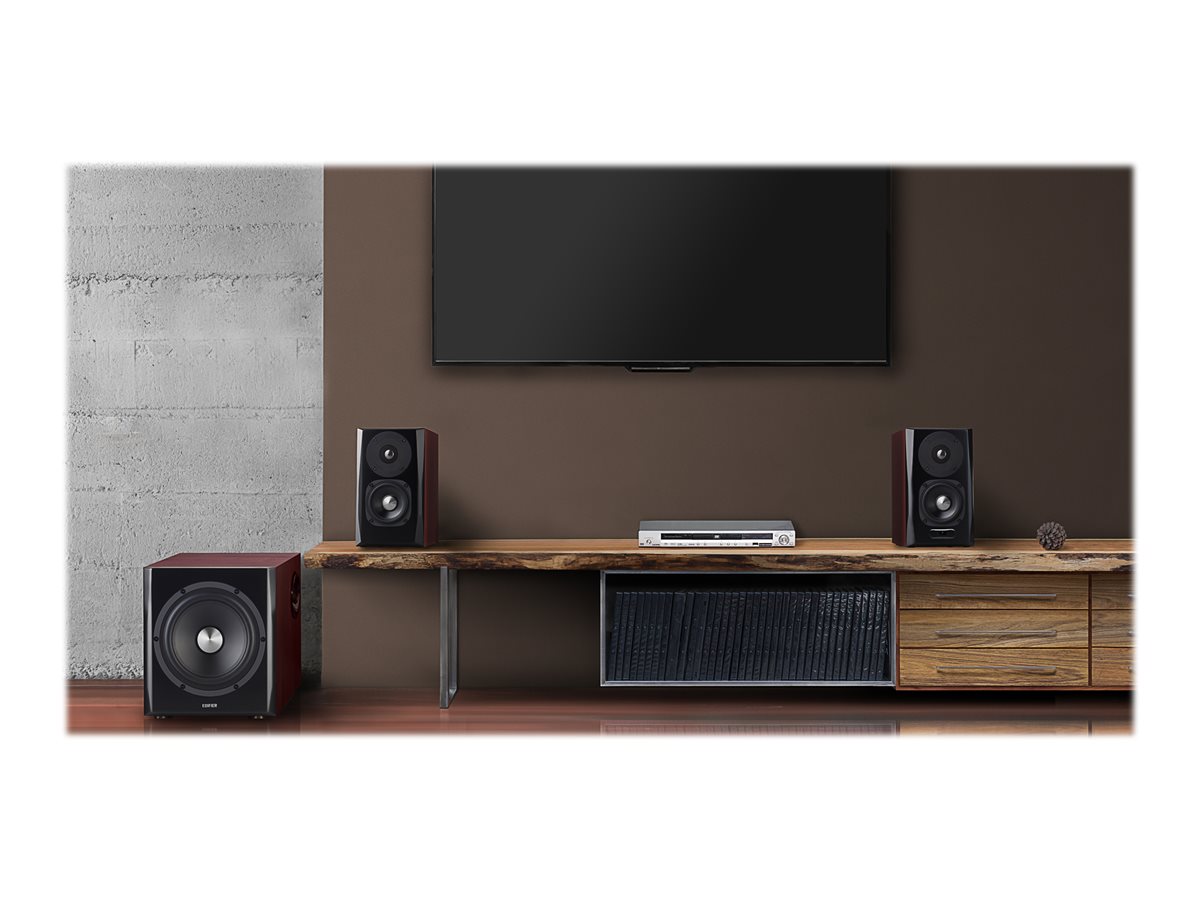 Edifier S350DB 2.1 Lautsprechersystem 150 W Bluetooth Schwarz, Holz
