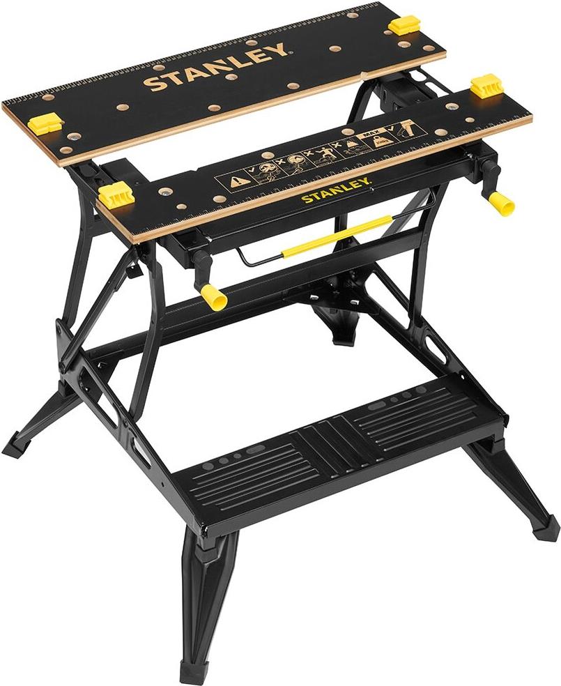 Stanley Workmate Workmate Deluxe 625 mm Schwarz, Gelb