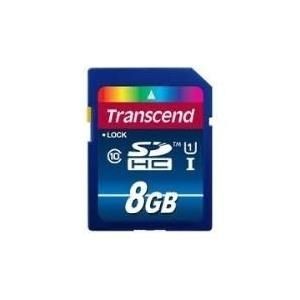 Transcend SDHC Class 10 UHS-I (Premium) - Flash-Speicherkarte - 8GB - UHS Cla...