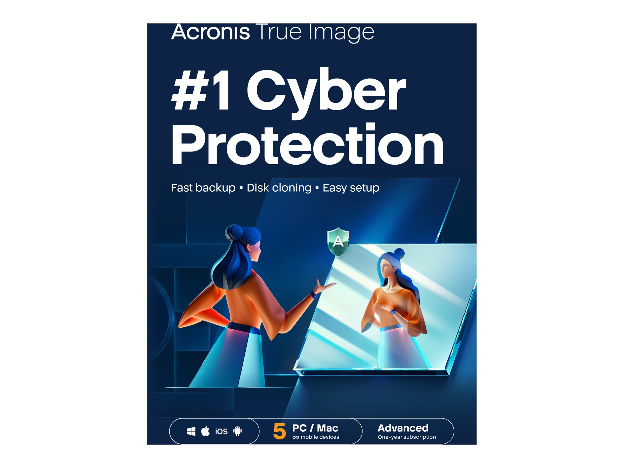 Acronis Cyber Protect Home Office Advanced 5 PCs 1 Jahr Abonnement 500 GB Cloud