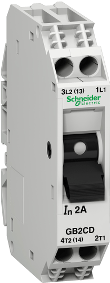 APC Schneider 6 Stück - Schneider Electric Sicherungsautomat 2p. 0,5A m.Hilfssch. GB2CD0 / 7004 (GB2CD05)