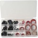 BRÜDER MANNESMANN Sanitär-Dichtungssortiment, 141-teilig mit 18 unterschiedlichen Dichtungen, - 1 Stück (M99741)