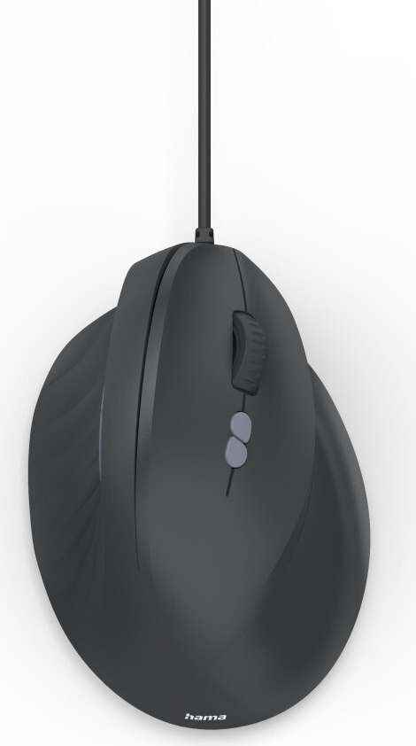 Hama Ergonomische Vertikalmaus ECM-500R mit Kabel optisch - Optisch (00173086)