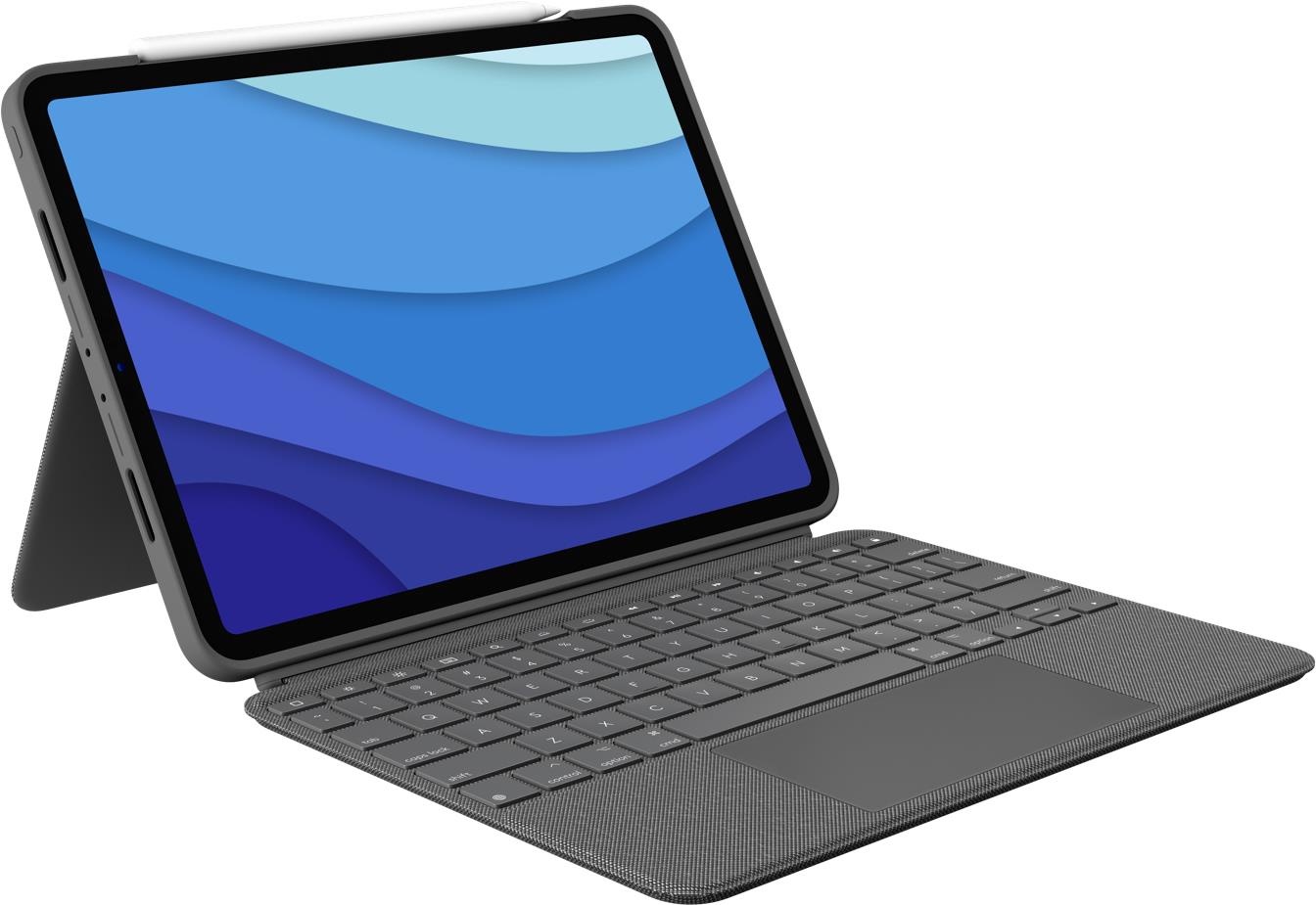 Logitech Combo Touch Tastatur-Case für iPad Pro 11" QWERTZ Oxford Gray