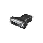 Wentronic Goobay HDMI™ / DVI-D Adapter, HDMI Standard-Stecker (Typ A), Schwarz - 19-pol. HDMI™-Stecker>DVI-D (24+1) Buchse (68098)