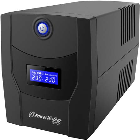 PowerWalker VI 1000 STL Line-Interaktiv 1000VA 2AC-Ausgänge Tower Schwarz Unterbrechungsfreie Stromversorgung (UPS) (10121086)