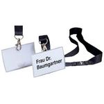DURABLE Namensschild CLICK FOLD 54x90mm mit Textilband 20 1 Pg. à 10 Stück 821719