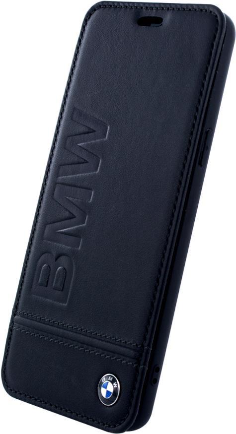 BMW Logo Imprint Leder Book Cover- Samsung G965F Galaxy S9 Plus (BMFLBKS9LLLSB)