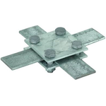 Dehn + Soehne Kreuzstück St/tZn f.Fl 30/30mm 318 033 (318033)