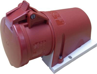 Mennekes CEE Wandsteckdose rot 32 A/400 VAC