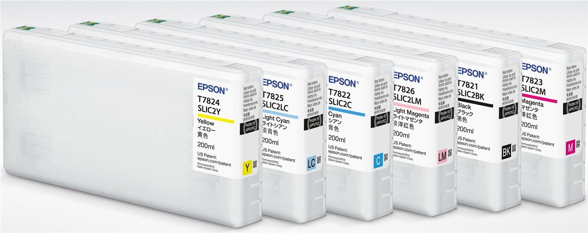 Epson Tintenpatrone cyan T 782 200 ml T 7822N (C13T78220N)