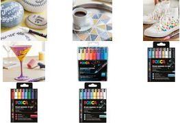 Uni-Ball 442258 Marker UNI PC-1MR 8er Set Soft Col (181752)