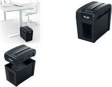 REXEL Aktenvernichter Secure X6-SL, Partikel 4 x 40 mm Slim Line, Schnittleistung: 6 Blatt, Auffangvolumen: 10 - 1 Stück (2020125EU)