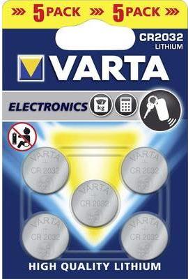 Varta Electronics - Batterie 5 x CR2032 Li 230 mAh