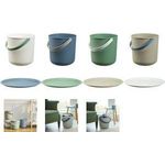 NHG Deckel für Aufbewahrungseimer AKITA, rund, grün passend für 10 Liter Variante von Aufbewahrungseimer AKITA, - 1 Stück (60890801)