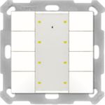 MDT technologies Taster Plus 55 8-fach, Reinweiß mat BE-TA55P8.02 (BE-TA55P8.02)